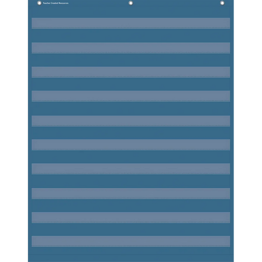 Slate Blue 10 Pocket Chart