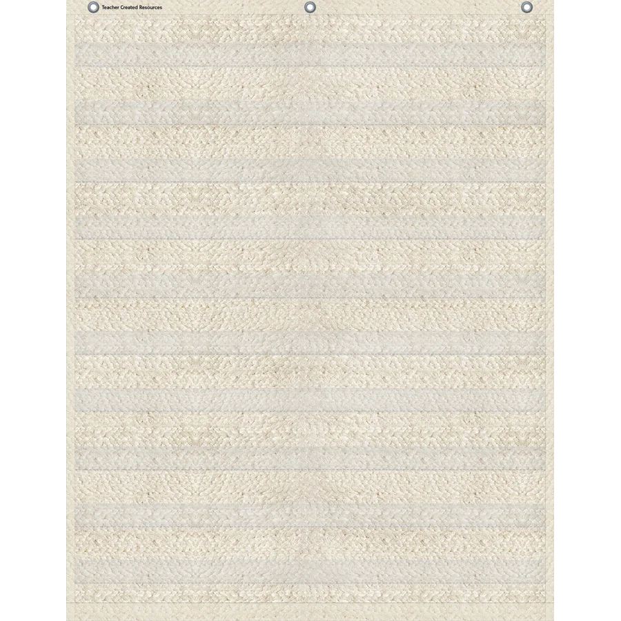 Woven 10 Pocket Chart