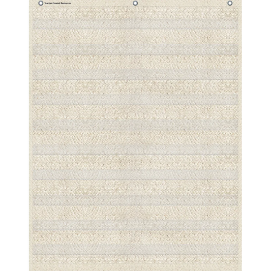 Woven 10 Pocket Chart
