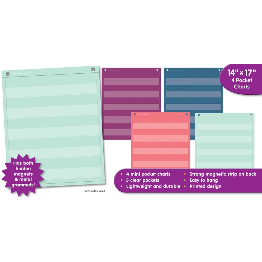 Oh Happy Day Magnetic Mini Pocket Charts