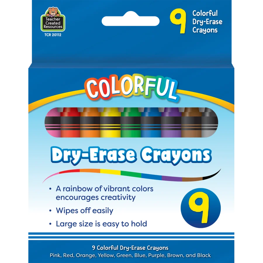 Colorful Dry-Erase Crayons