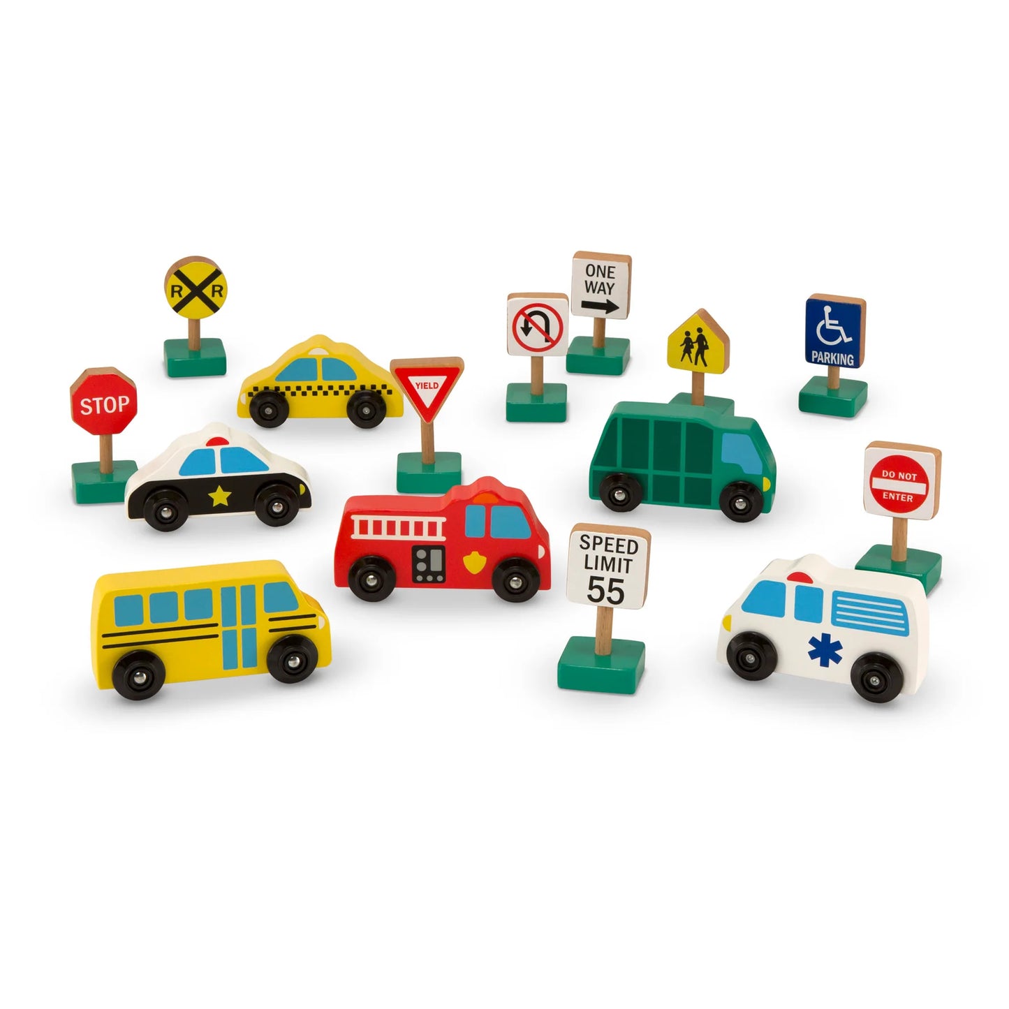 Wooden Town Play Set
