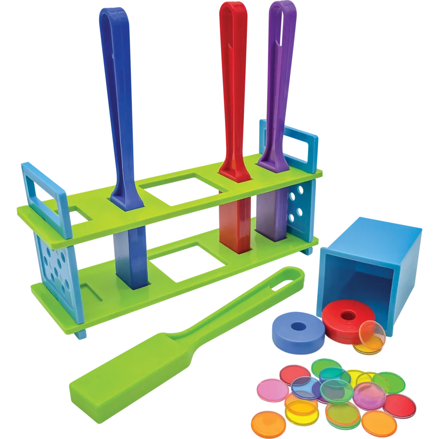 Up-Close Science: Magnetic Wands, Rings & Discs Activity Set