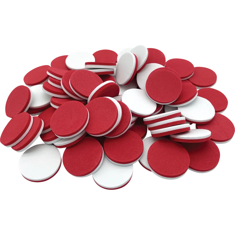 Foam Counters: Red/White