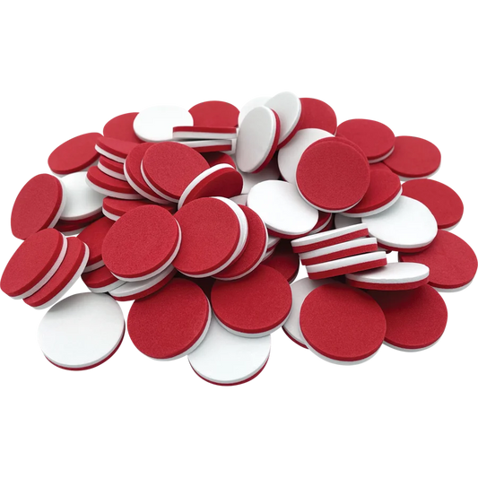Foam Counters: Red/White