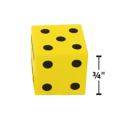 Foam Traditional Dice