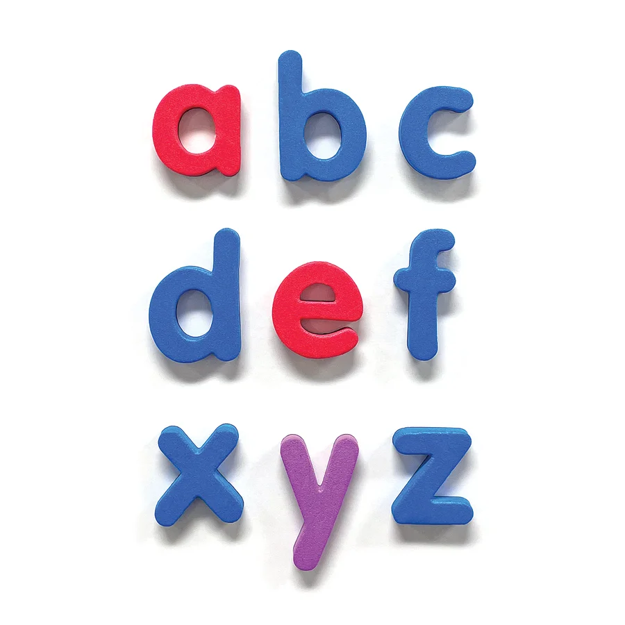 Magnetic Foam: Small Lowercase Letters