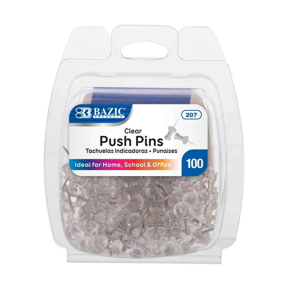 Push Pins - Clear