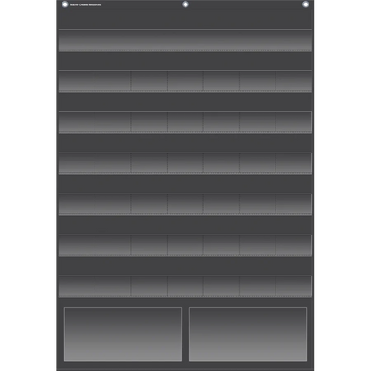 Black Calendar Pocket Chart