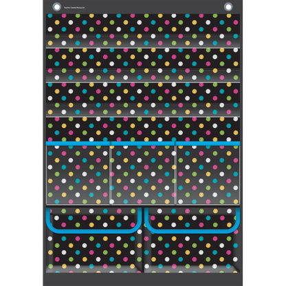 Chalkboard Brights Place Value Pocket Chart