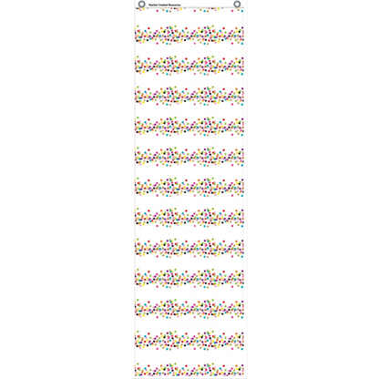 Confetti 10 Pocket File Storage Pocket Chart
