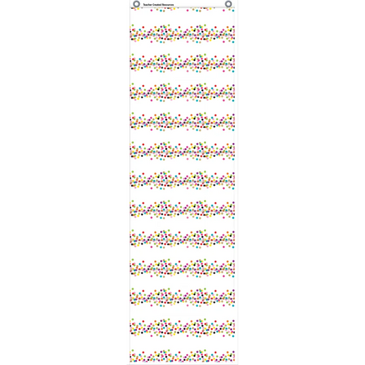 Confetti 10 Pocket File Storage Pocket Chart