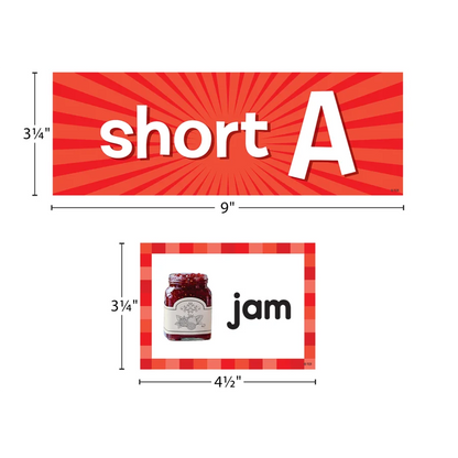 Short Vowels Pocket Chart Cards