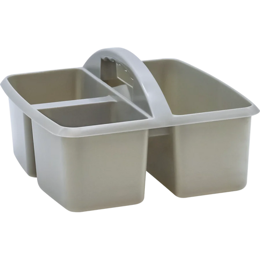 Plastic Storage Caddy - Gray