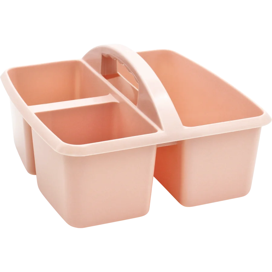 Plastic Storage Caddy - Blush