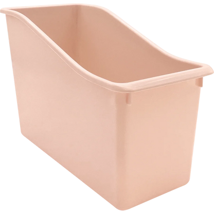 Plastic Book Bin - Blush