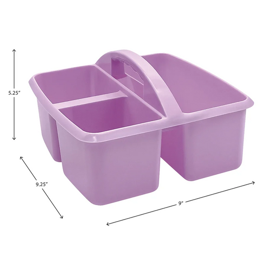 Plastic Storage Caddy - Lavender