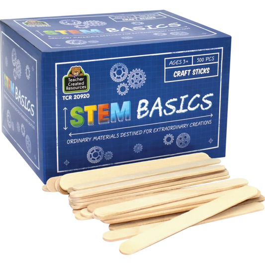 STEM Basics: Craft Sticks - 500 Count