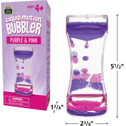 Purple & Pink Liquid Motion Bubbler