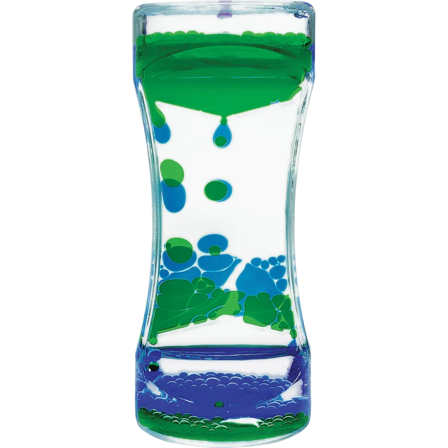 Green & Blue Liquid Motion Bubbler