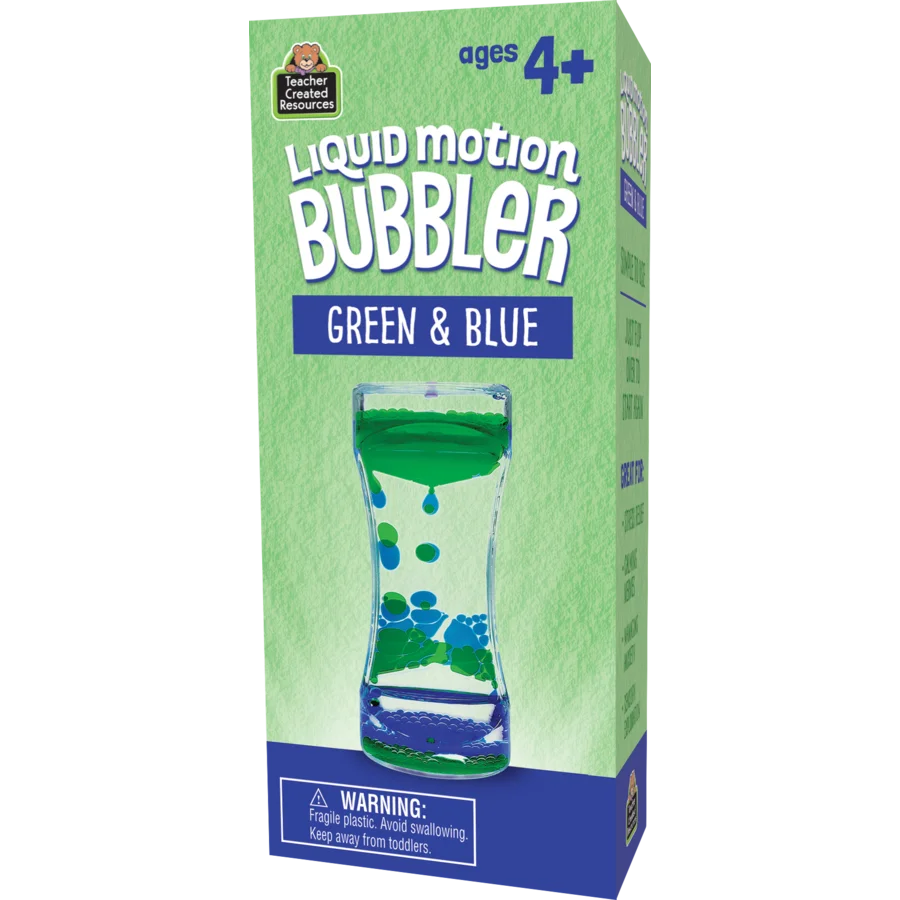 Green & Blue Liquid Motion Bubbler