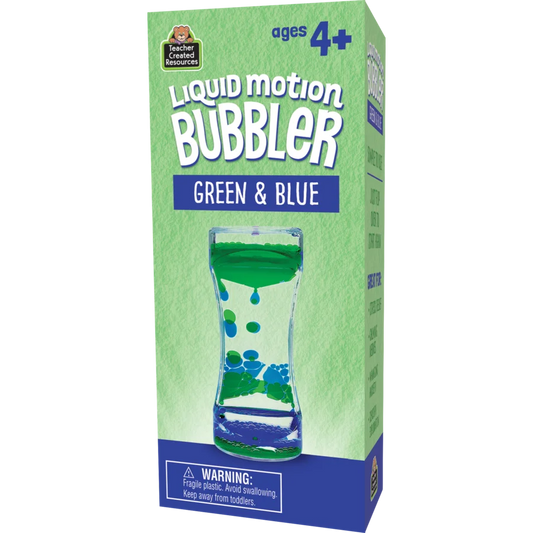 Green & Blue Liquid Motion Bubbler