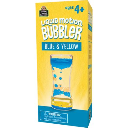 Blue & Yellow Liquid Motion Bubbler