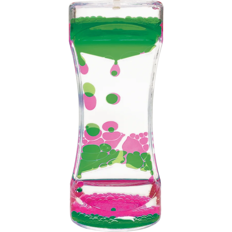 Pink & Green Liquid Motion Bubbler