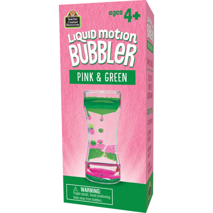 Pink & Green Liquid Motion Bubbler
