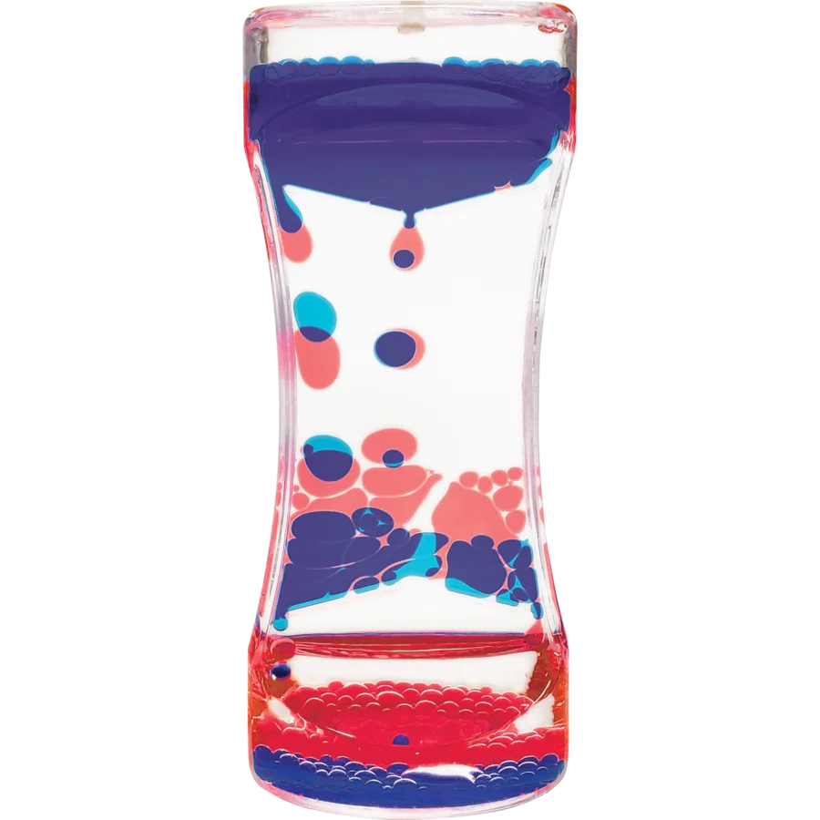 Red & Blue Liquid Motion Bubbler