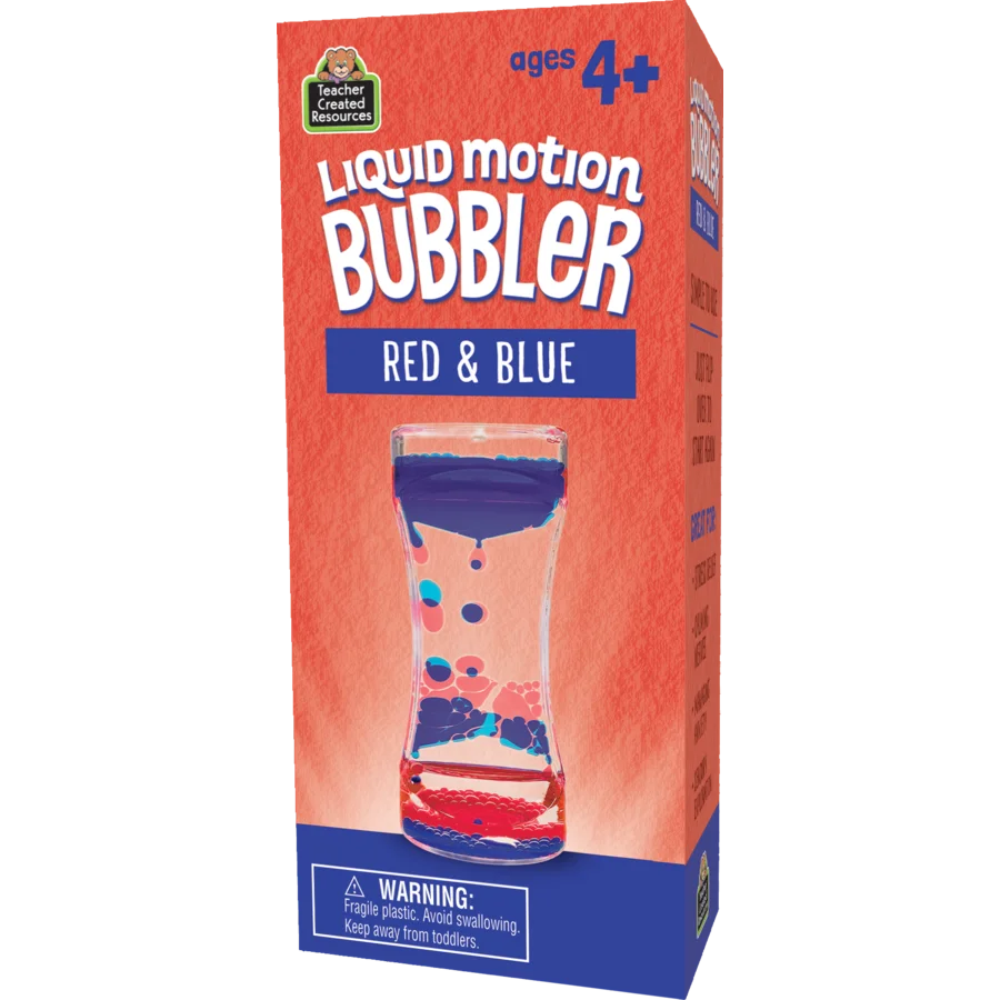 Red & Blue Liquid Motion Bubbler