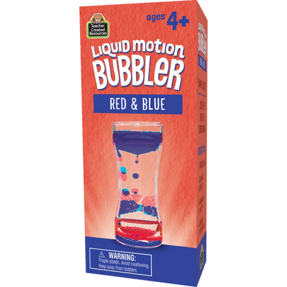 Red & Blue Liquid Motion Bubbler