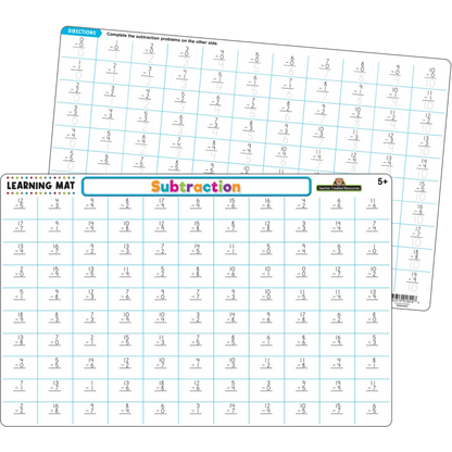 Subtraction Learning Mat