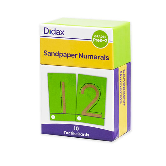 Tactile Sandpaper Numbers 0-9