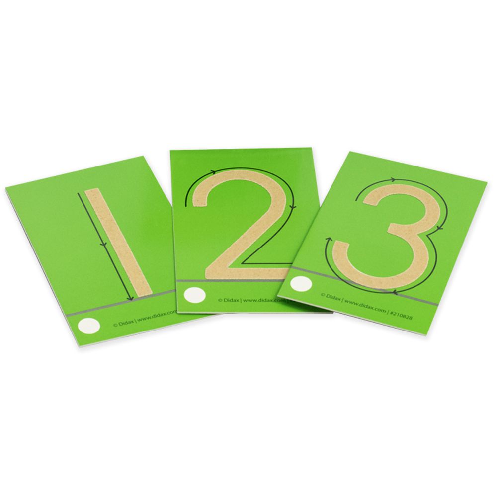 Tactile Sandpaper Numbers 0-9