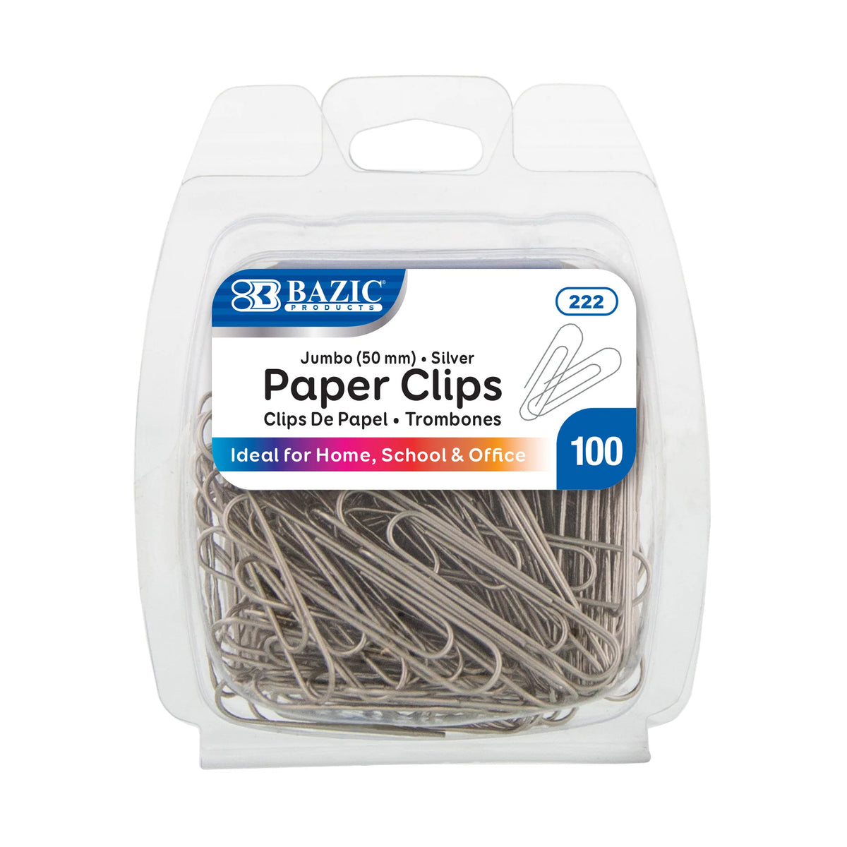 Jumbo Paper Clips, Silver