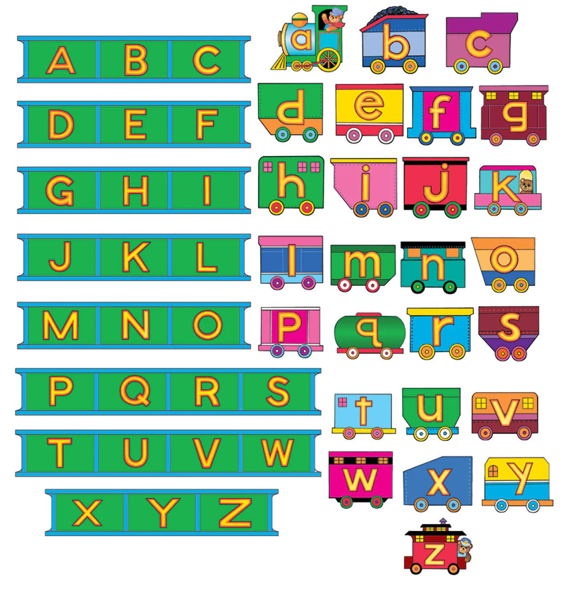ABC Train with Tracks