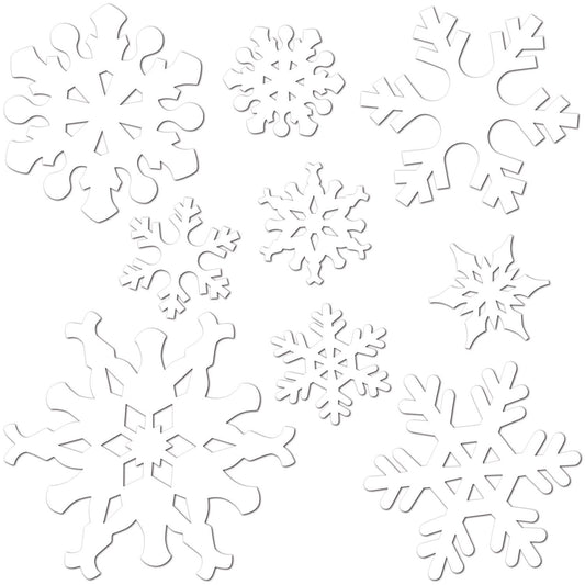 Snowflake Cutouts (9 count)