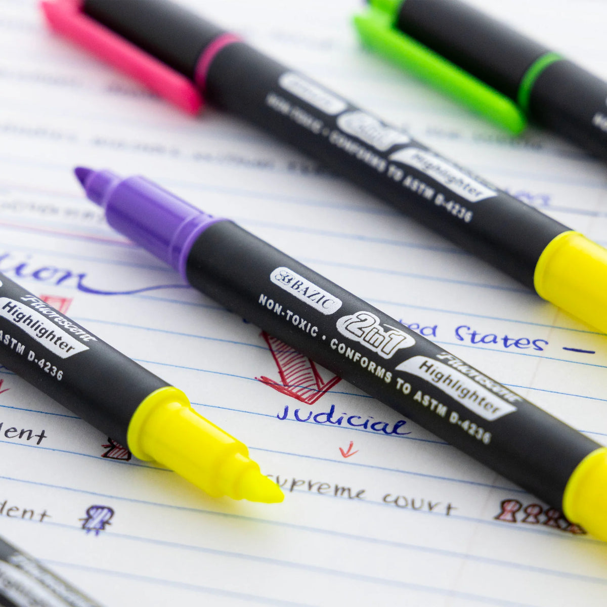 Double Tip Highlighters