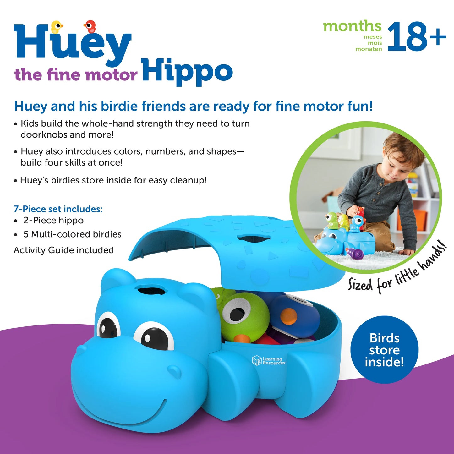Huey the Fine Motor Hippo