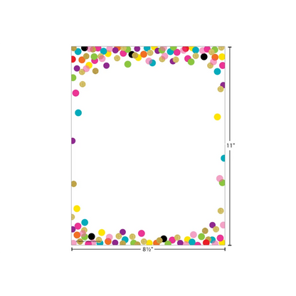 Confetti Computer Paper