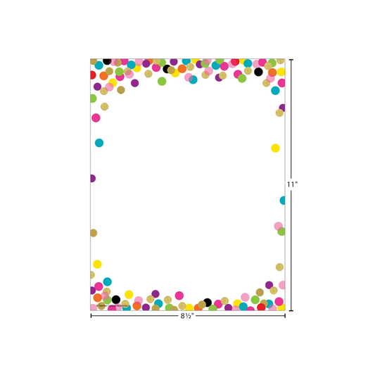 Confetti Computer Paper