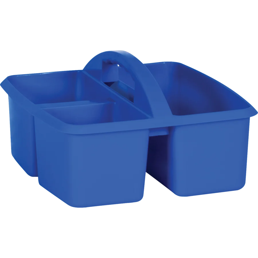 Plastic Storage Caddy - Blue