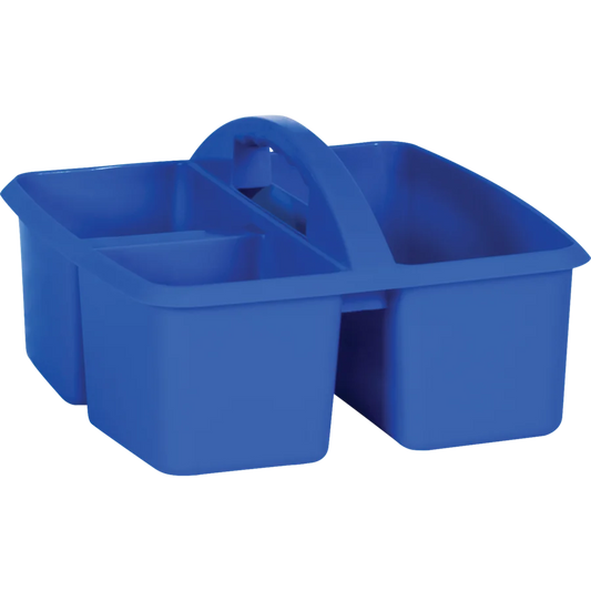 Plastic Storage Caddy - Blue