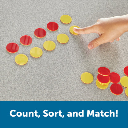 Red & Yellow Counters, Set of 200