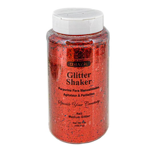 Red Craft Glitter, 1 lb