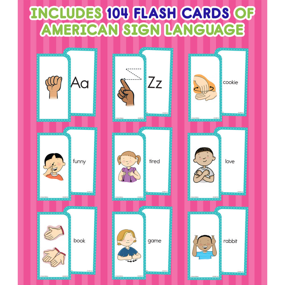 Sign Language Flash Cards Grade PK-8