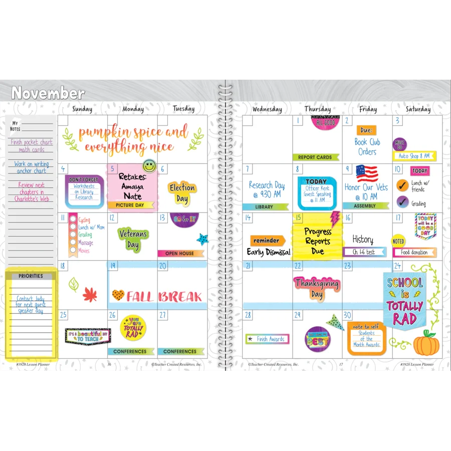 Brights 4Ever Lesson Planner