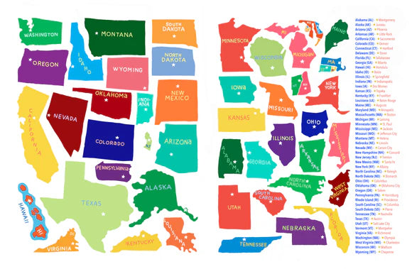United States Kid's Sticker Book