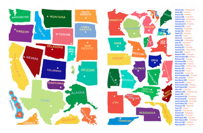 United States Kid's Sticker Book